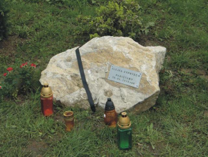 ZIELONE TYCHY KULTURA - Grażyna Dominiak ufundowała kamień PAMIĘTAMY 10 kwietnia 2010 Tychy Żwakowska - DOMINIAK AH™