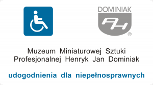 Wizytówka Muzeum udogodnienia dla niepełnosprawnych